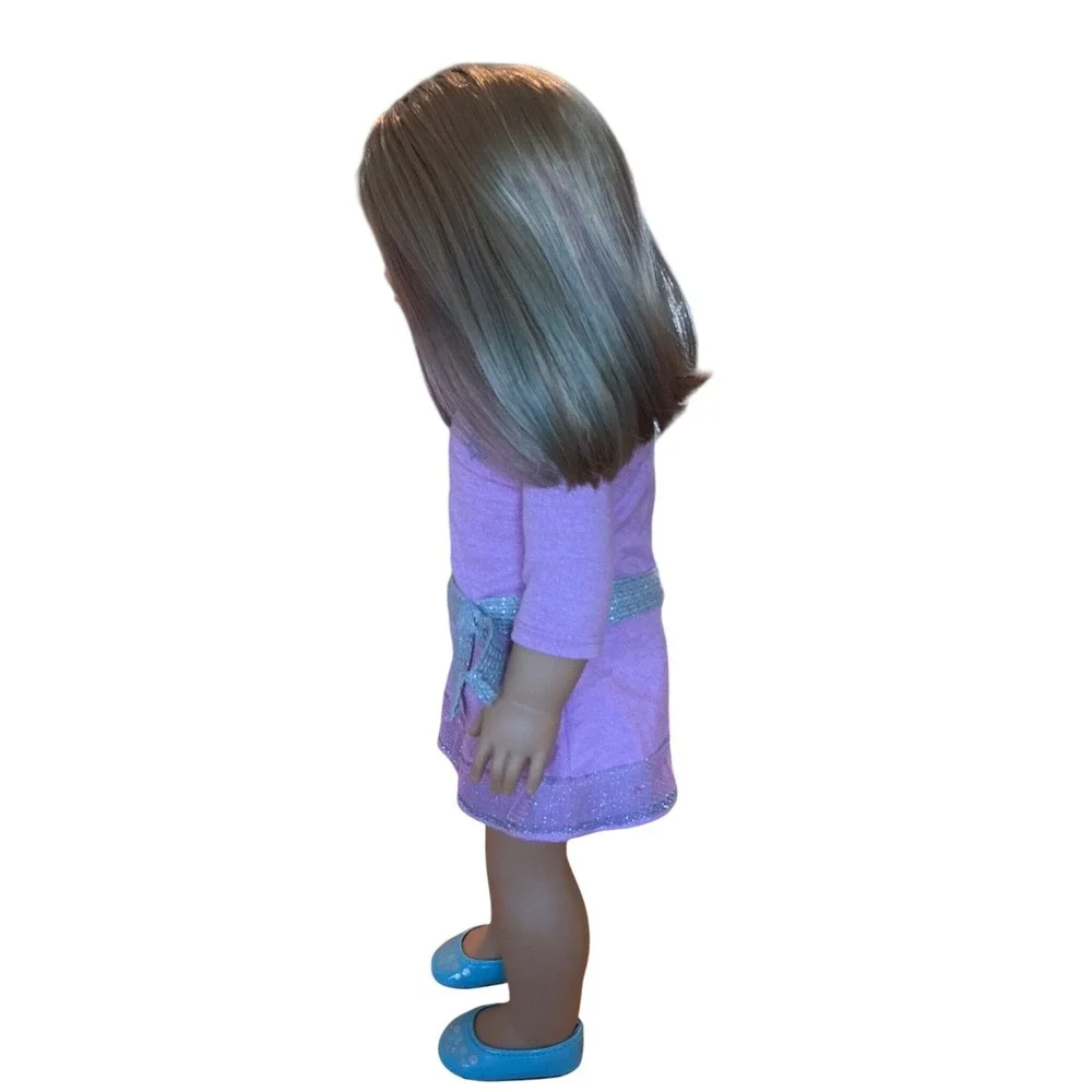 American Girl Truly Me Doll 86 Blonde Hair Pink Blue Highlights Hazel Eyes 18 in